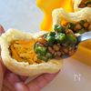 腸活おつまみ【納豆とおくらの油揚げ巾着】の工程3