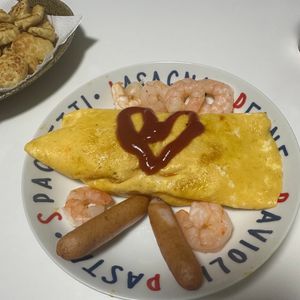 しんやの作ってみた!投稿(定番が一番！失敗無し【ケチャップオムライス】)