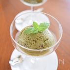 本物のミントチョコアイスクリーム