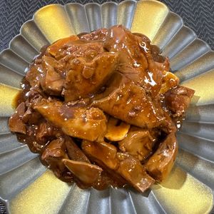 楽ラク手抜キッチン🐶🐾の作ってみた!投稿(【レバーのガーリック甘辛煮】誰でもかんたん！)