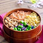 彩りに春を感じる♪【4色弁当】｜一点豪華なラクうま弁当vol.13