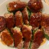カッパの作ってみた!投稿(簡単綺麗な『ピーマンの肉詰め』~和風バーベキューソース~)