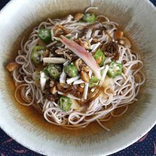 疲れた日でも美人飯！たっぷりおろしのネバネバぶっかけ蕎麦
