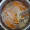 いわし缶詰で簡単に【いわしのつみれ汁】野菜もしっかり摂れる◎の工程3