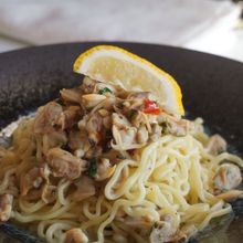【レンジで3分!】あさりのペペロンチーノ風まぜそば