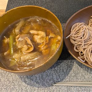 imomocoの作ってみた!投稿(なすと豚しゃぶの絶品つけ蕎麦（そば）)