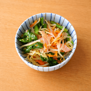かおちゃんの作ってみた!投稿(レンジで簡単《切り干し大根と野菜の中華サラダ》)