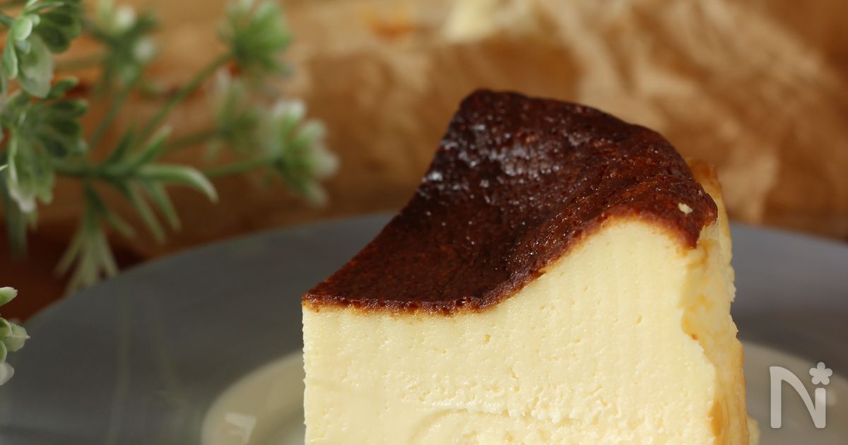 悶絶級の絶品【生チョコバスクチーズケーキ】