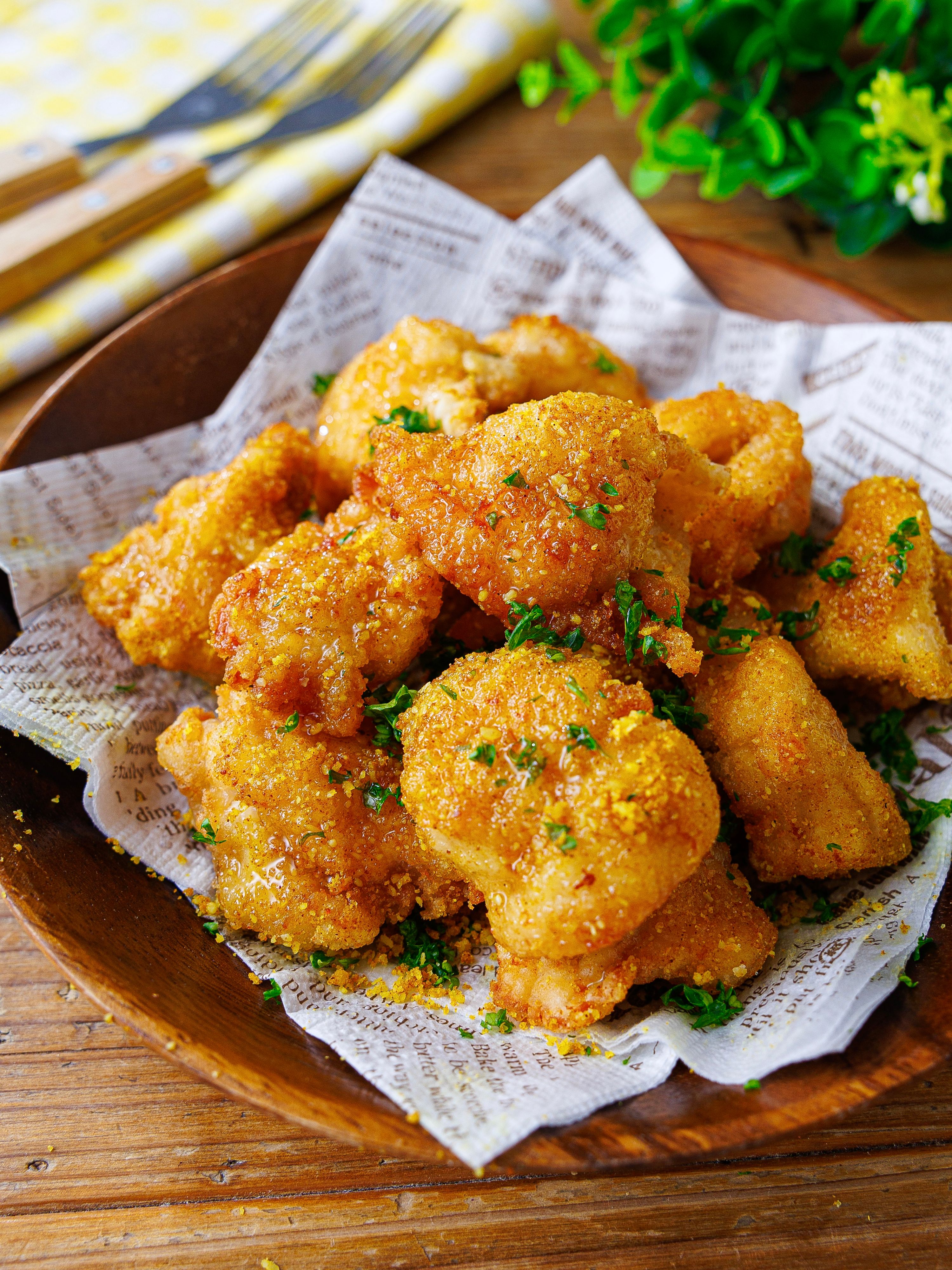 ズボラで柔らか♡】鶏むね肉のやみつきチキン☆チーズカレー味