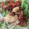 焼肉屋さん風！【水菜とベーコンのやみつきサラダ】の工程3