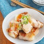 豚バラ香ばし♪お弁当にも！『長芋の豚バラ巻スイートチリマヨ』