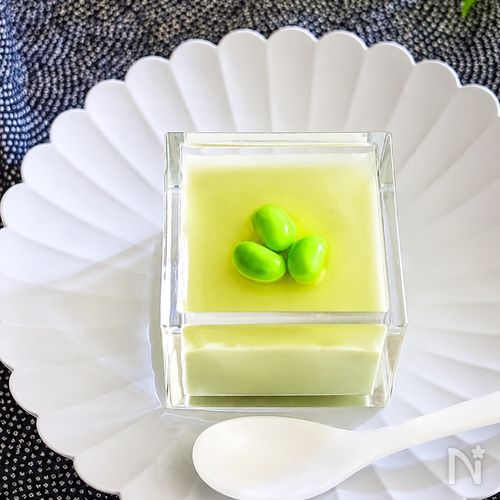 ゼラチン不要！口当たりなめらか♪ふわとろ枝豆豆腐