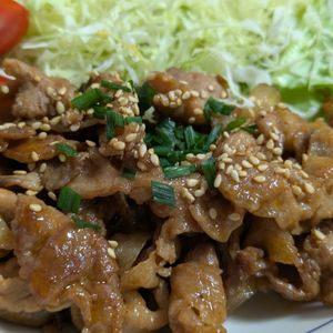 秋風の作ってみた!投稿(5分で完成！【焼き肉風豚カルビ】)