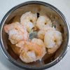 白菜と海老、豚肉のあん炒めの下準備