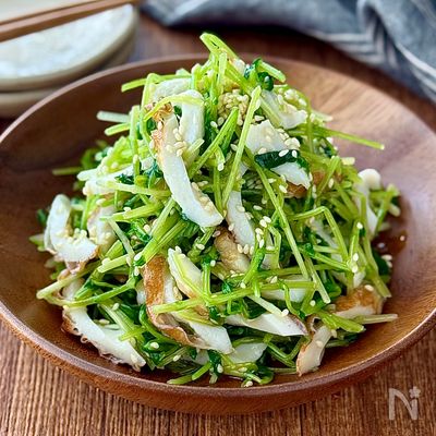 お手軽・簡単♩豆苗とちくわのナムル