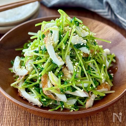 お手軽・簡単♩豆苗とちくわのナムル