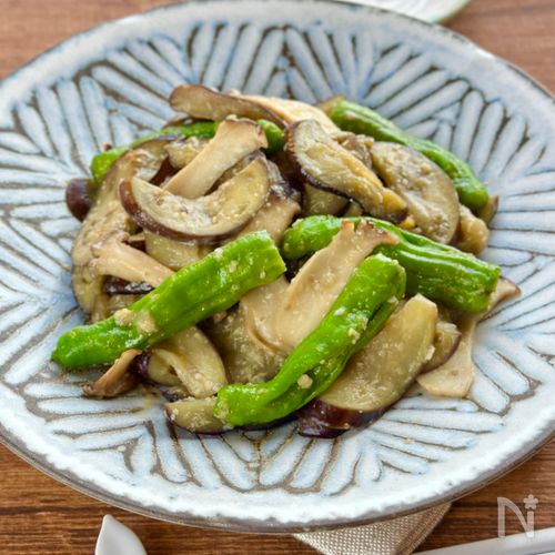 なすとししとうの甘辛みそ炒め【ごはんがすすむ♪】