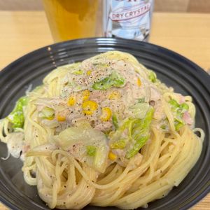 Tsuneaki Okadaの作ってみた!投稿(めちゃ旨！！『キャベツとベーコンのツナクリームパスタ』)