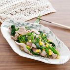 「白だしで」豚肉とほうれん草の白だし炒め煮