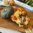 ハロウィンにも◎かぼちゃの肉詰め
