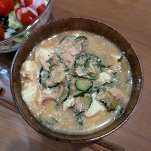 Ｙの作ってみた!投稿(【きゅうりとツナの冷や汁】暑い夏に♬ご飯にかけても◎)