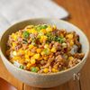 【子供爆食♡︎とうもろこしの味噌バタそぼろ丼】爆速レシピ♩