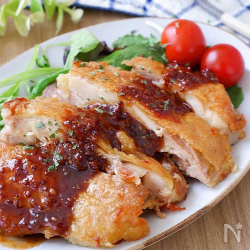 15分で完成🙌〈チキンステーキ🐔〉彼の胃袋つかむ♡