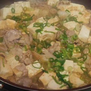 773726の作ってみた!投稿(ワンパン10分!【豚こま肉と豆腐のすき煮】ご飯すすむ甘辛味♩)