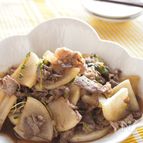 皮つき大根と牛肉のオイスター炒め