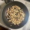 【納豆ときのこのワンパン和風スパゲッティ】ひと皿で満足♪の工程2