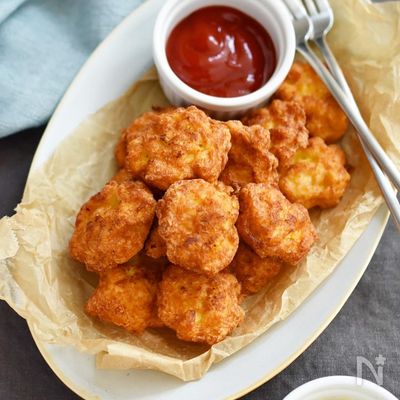 ＼スプーンで簡単／チキンナゲット