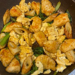 おかか昆布🍙の作ってみた!投稿(【とろたま卵とささみの甘辛オイスターいため】天才的に旨い♡)