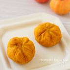 【離乳食後期】かぼちゃのミルク茶巾