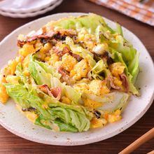 【焼きキャベツのとろたまおかずサラダ】春キャベツが絶品！！