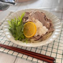 豚こま冷しゃぶうどん