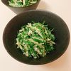 りんの作ってみた!投稿(水菜のうま塩白和え)