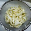 だし醤油で作る「焼ききしめん」の工程1
