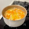 野菜の甘みたっぷり♩ふわたまコーンスープの工程3