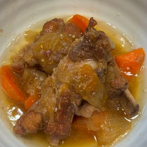 くだもの大好き🧡の作ってみた!投稿(圧力鍋で「スペアリブの甘辛煮」)