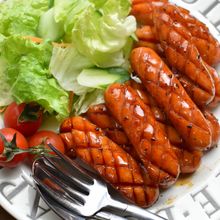 むっちゃ合う♡ウィンナーで代用♡手羽先揚げ風甘辛ウィンナー♡