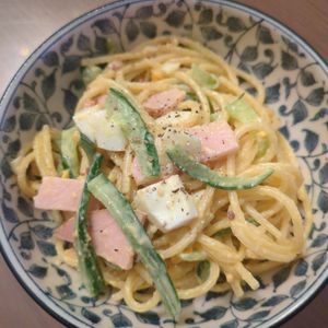 たりおの作ってみた!投稿(だし香る♪我が家の絶品スパサラ)