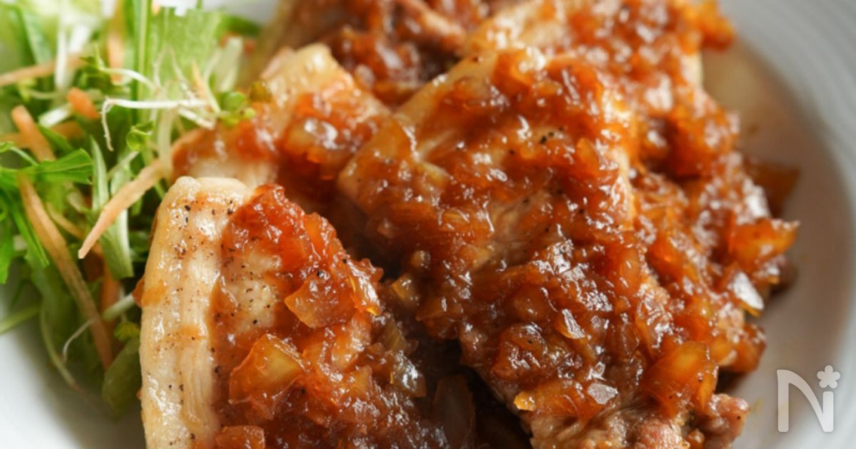 『豚バラ玉ねぎソース』すぐ完成‼︎絶品ソースがご飯に合う♡