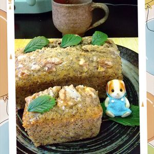 チョロリスの作ってみた!投稿(【焦がしキャラメルのブリュレ紅茶バナナケーキ】紅茶たっぷり！)