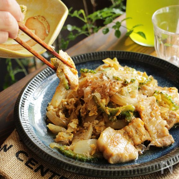 めんつゆで失敗なし！豚バラ肉のゴーヤチャンプル