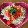 みわの作ってみた!投稿(豚しゃぶとトマトのレモン大葉そうめん)