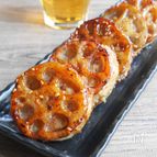 食物繊維たっぷり♡れんこんのはさみ揚げ焼き