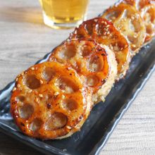 食物繊維たっぷり♡れんこんのはさみ揚げ焼き