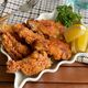 少ない油で焼くだけ♪カリッとジューシー「フライドチキン」