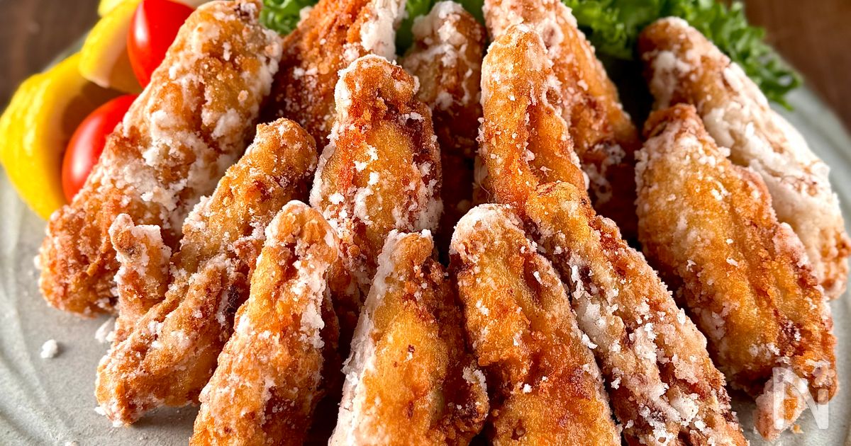 【手羽中の唐揚げ】絶品！ザクザクチキン