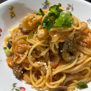 えみりんの作ってみた!投稿(【下味冷凍】お店クオリティ！トマトシーフードパスタ)